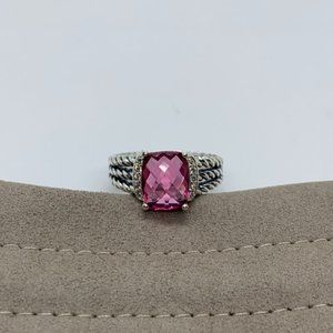 David Yurman Petite Wheaton Tourmaline Ring Size 6